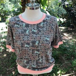 LulaRoe Statue of Liberty Limited Terry Cloth Top